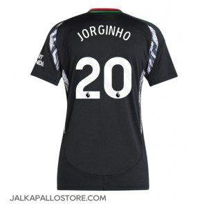 Arsenal Jorginho Frello #20 Vieraspaita Naisten 2024-25 Lyhythihainen
